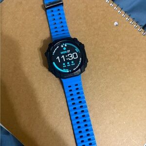 Galaxy Watch Ultra 47MM - Silver. With Blue Digital Sports Watch Band